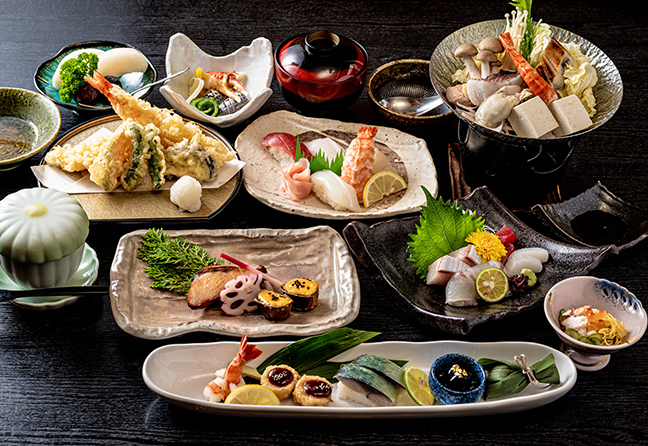 季節の味を愉しめる本格会席コースイメージ